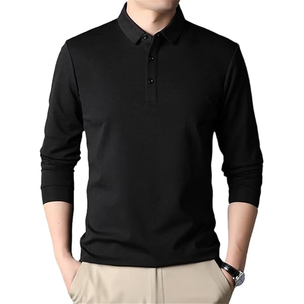 POLO LONG SLEEVE 3 Button Valen-1 6.5 oz